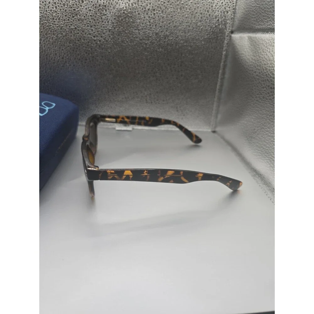 Marc Hunter Women's Sunglasses Shiny Black BrownTortoise Gradient 7903 Free Case